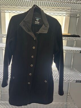 Kühl Black Utility Jacket with Button Front